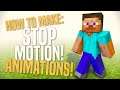 How To Animate Stop Motion in Mine-imator - Tutorial