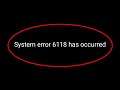 How To Fix System Error 6118 Has Occurred Command Prompt - CMD Error 6118 Fix - Windows