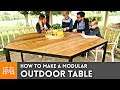 How to Make a Modular Outdoor Table | I Like To Make Stuff