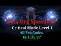 Kingdom Hearts III - LV1 Crit Data Org Speedrun w/All Pro Codes (1:35:37)