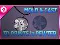 LEARN: Mold & Cast 3d Prints in Pewter @adafruit #adafruit
