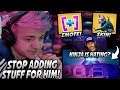 Ninja Gets JEALOUS & ANGRY After Epic Adds Yet ANOTHER Thing For CDNThe3rd Into Fortnite!