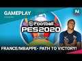 PES 2020 Euro 2020 DLC Gameplay series Part 1 - France/Mbappe's Path to Victory!