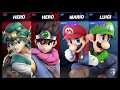 Super Smash Bros Ultimate Amiibo Fights   Request #5953 Hero Team vs Mario Bros