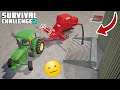 WHEN CARTING WITH THE COMBINE IS FASTER... Survival Challenge 2 | Episode 11
