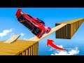 ULTIMATE CAR STUNT CHALLENGE! - (GTA 5 Stunts & Fails)