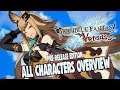 A Brief Overview Of All The Granblue Fantasy Versus Characters (Pre-Release Edition)