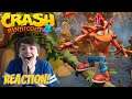 CRASH BANDICOOT 4 IT'S ABOUT TIME REACTION! REVEAL GAMEPLAY TRAILER REACTION!