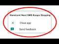 Fix Handcent Next SMS Keeps Stopping Error Android - Fix Handcent Next SMS App Not Open Problem