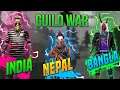 INDIA VS NEPAL VS BANGLADESH GUILD WAR | TRI NATION CUP GUILD WAR TOURNAMENT !