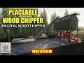 Placeable Wood Chipper v1.1 Mod Review Farming Simulator 19