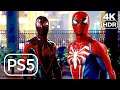 Spider-Man and Miles Morales Fight Gameplay [PS5™4K HDR Ray Tracing]