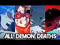 All Demon/Boss Deaths in Demon Slayer -Kimetsu no Yaiba- The Hinokami Chronicles Game English Dub