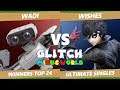 Glitch 7 SSBU - AG WaDi (ROB) VS  Wishes (Joker) Smash Ultimate W. Round of 24