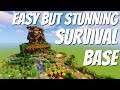 How to make a Minecraft Survival Base: Easy Minecraft Base with EVERYTHING (Walkabout with Avomance)