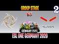 NIP vs HellRaisers Game 2 | Bo3 | Group Stage ESL ONE Germany 2020 | DOTA 2 LIVE