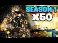 SEASON 1 x50 LOOT CRATE OPENING - NEW LEGENDARY, EPIC CAMOS & SKINS (WARFACE BREAKOUT)