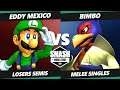 SWT CA RF Losers Semis - Eddy Mexico (Luigi) Vs. Bimbo (Falco) SSBM Melee Tournament