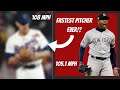 The Fastest Pitchers In MLB History! Hardest Throwers To Ever Play Baseball!