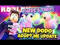 THE NEW DODO PET UPDATE in Adopt Me is Amazing! (Roblox)