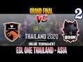 TNC vs BOOM Game 2 | Bo5 | Grand Final ESL ONE THAILAND ASIA 2020 | DOTA 2 LIVE