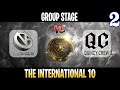 VG vs Quincy Crew  Game 2 | Bo2 | Group Stage The International 10 2021 TI10 | DOTA 2 LIVE