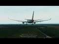 British Airways A350 Crosswind Approach Manchester [X-Plane 11]
