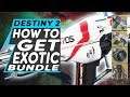 Destiny 2 How to Claim EXOTIC BUNDLE for SUROS REGIME - EXOTIC GHOST and EXOTIC SHIP