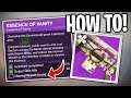 How To Get TRANQUILITY Sniper Rifle In Destiny 2! (Chamber Of Night Location / Horned Wreath)