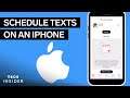How To Schedule Text Messages On iPhone