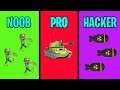 NOOB vs PRO vs HACKER in IDLE ZOMBIES