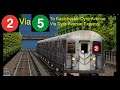 OpenBVE Special: 2 Train To Eastchester-Dyre Avenue Via Dyre Avenue Express