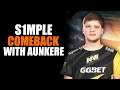 S1MPLE COMEBACK WITH AUNKERE | S1MPLE STREAM CSGO FPL
