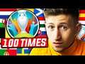 SIMULATING EURO 2020 100X TIMES!! - PREDICTING EURO 2020 FM21