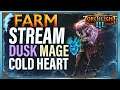 Streaming Torchlight 3 - Farming with my Golem's Heart build (DM + Coldheart) !builds !discord