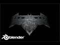 Batarang - Blender Hard Surface rendered in EEVEE
