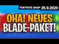 FORTNITE SHOP 25.9 😨 BLADE-PAKET im Shop von heute 25.9 🛒 Fortnite Daily Item Shop 25.09.2020 | Detu