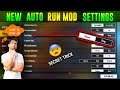 Free Fire Run Mode Setting 🔥| Run Mode Ff | How To Use Run Mode