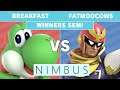 Nimbus 57 Breakfast (Yoshi) vs. FatMooCows (Captain Falcon) Winners Semis - Smash Ultimate