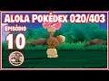 Pokémon Ultra Moon Alola Pokédex 020/403 Gameplay PT-BR