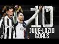 ⚽ Lazio vs Juventus Top 10 Goals! | Ft. Ronaldo, Dybala, Pogba and More!
