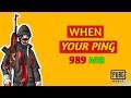 🔥WHEN YOUR PING IS 989 MS IN PUBG MOBILE KR || TDM MATCH Full REVIEW🔥