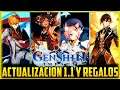 ACTUALIZACIÓN 1.1 DE GENSHIN IMPACT - Nuevos Personajes, Región Inazuma, Regalos, y Posible Fecha