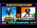 Bgmi Data Transfer Temporary Shutdown Notice | No More Data Transfer In Battlegrounds Mobile India?