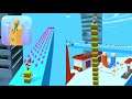 Cube Surfer Gameplay New Skin Level 100 - 105 (Android / iOS)