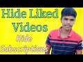 Hide Liked Videos And Subscriptions On YouTube Hide Subscriptions