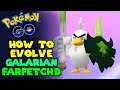 How to get SIRFETCH'D in Pokemon GO - How to evolve GALARIAN FARFETCH'D in Pokemon GO
