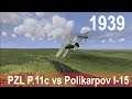 IL-2 1946: Aircombat PZL P.11c vs Polikarpov I-15