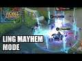 Ling on Mayhem Mode - Gameplay | Mobile Legends