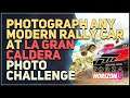Photograph any Modern Rally Car at La Gran Caldera volcano Forza Horizon 5